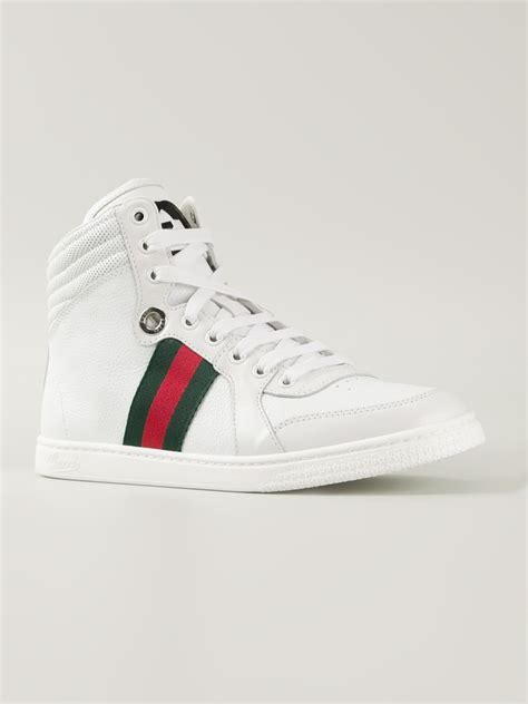 gucci white coda hi top|Gucci signature high top.